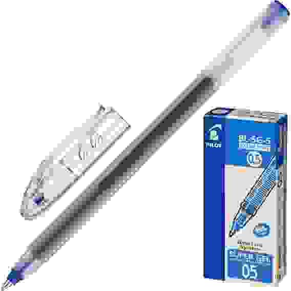Ручка PILOT Super Gel 0.5 мм гелевые синие чернилa