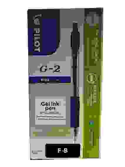 Ручка PILOT G-2, 0.5 мм, автоматическая, гелевые черные чернила, грип