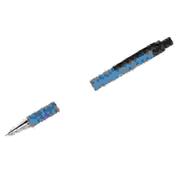 Ручка PILOT BPRK 0.7 мм шариковая автоматическая, синие чернила, синий прорезиненный корпус