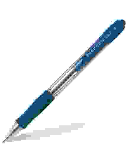 Ручка PILOT Super Grip F (0.7 мм) шариковая автоматическая, синие чернила, грип