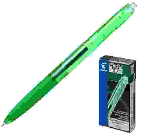 Ручка PILOT Super Grip G F (0.7 мм) шариковая автоматическая, зеленые чернила, грип