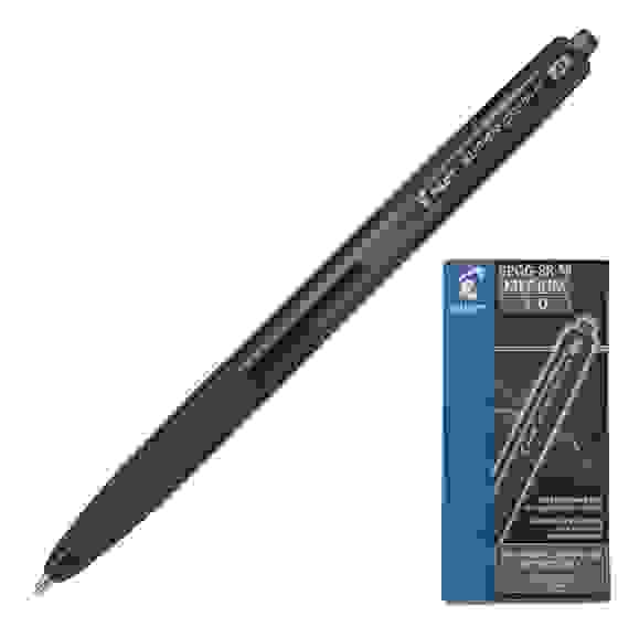 Ручка PILOT Super Grip G M ( 1.0 мм) шариковая автоматическая, черные чернила, грип