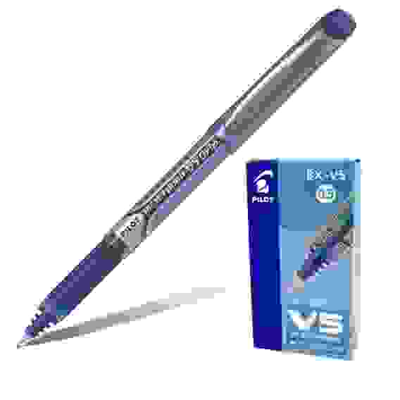 Ручка PILOT Hi-Tecpoint V5 Grip, 0.5 мм, роллер, синие чернила