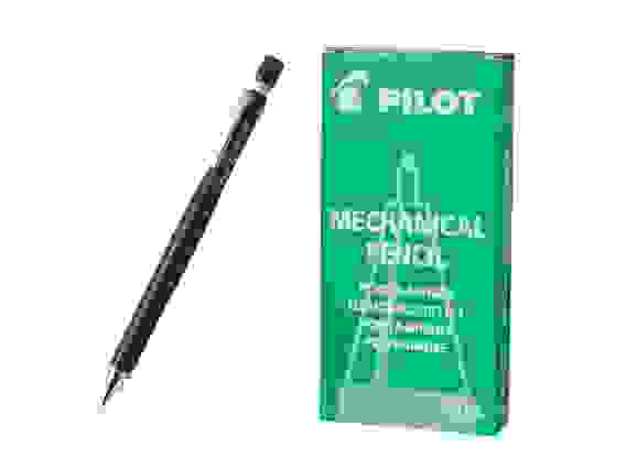 Карандаш механический PILOT, H-325, 0.5 мм, профессиональный, с ластиком, черный корпус