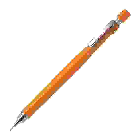 Карандаш механический PILOT, H-329, 0.9 мм, профессиональный, с ластиком, оранжевый корпус