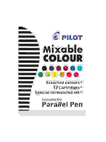 Картриджи PILOT для каллиграфических ручек ассорти 12 цв/12 шт