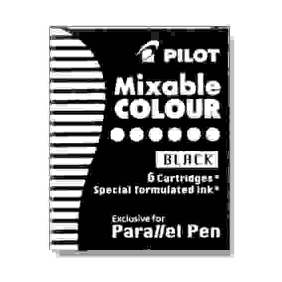 Картриджи PILOT для каллиграфических ручек черные, 6шт