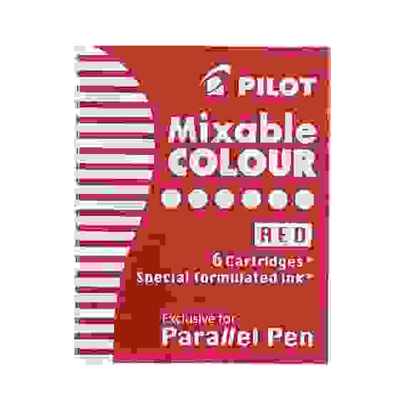 Картриджи PILOT для каллиграфических ручек красные, 6шт