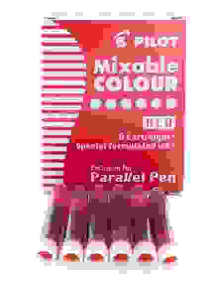 Картриджи PILOT для каллиграфических ручек красные, 6шт