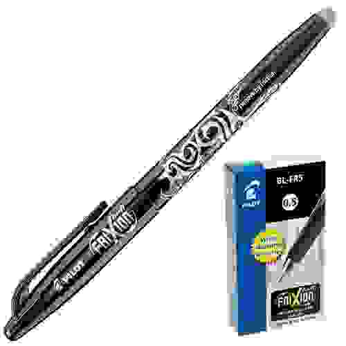 Ручка PILOT FriXion Ball 0.5 мм со стираемыми гелевыми черными чернилами