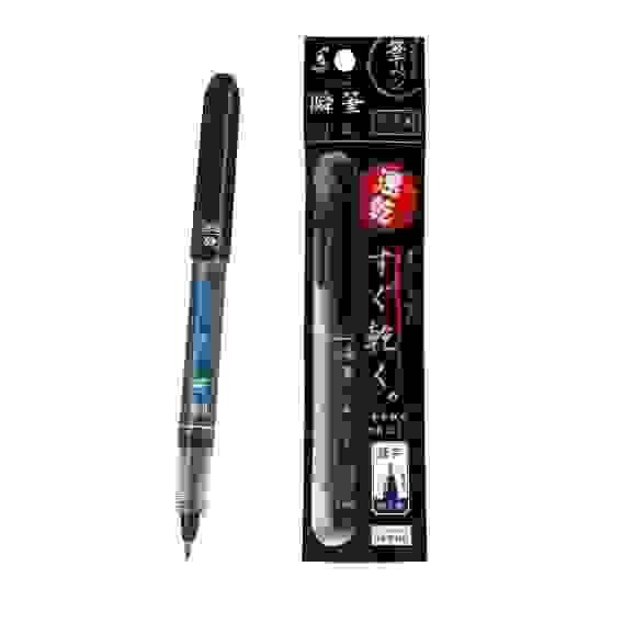 Ручка-кисть PILOT Shun-pitsu, одноразовая, чёрная, толщина линии 0.3-1.5 мм