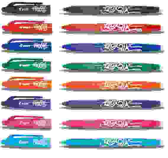 Комплект ручек 8 цв PILOT FriXion Ball 0.7 мм со стираемыми гелевыми чернилами 8 цветов