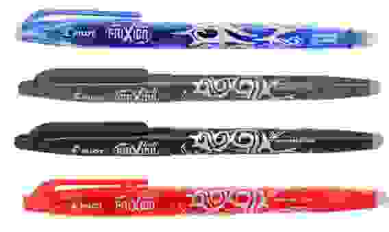 Комплект ручек PILOT FriXion Ball 0.5 мм со стираемыми гелевыми чернилами 4 цвета