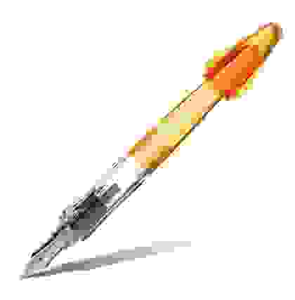 Ручка перьевая PILOT Pluminix mini, перo Medium, оранжевый корпус