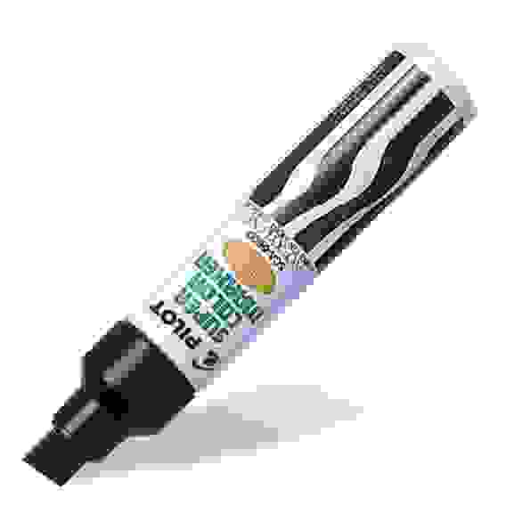 Маркер PILOT Super Color SCA 6600 перманентный, черный, 3-10мм, скошенный, алюминиевый корпус