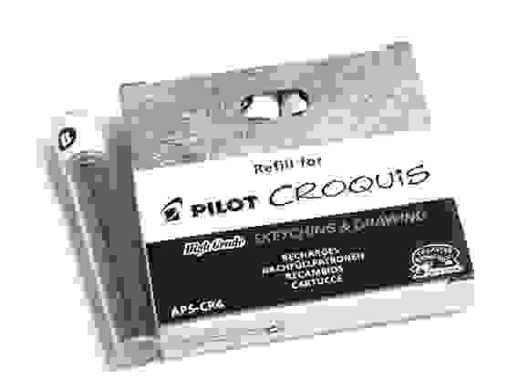 Грифели PILOT д/механических карандашей 3.8 мм Croquis, B, 2 шт