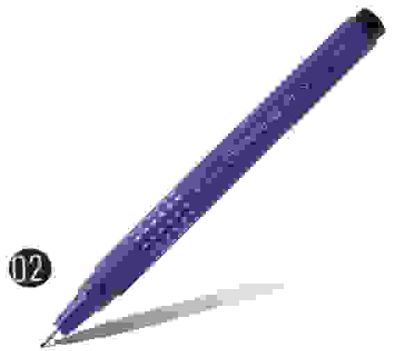 Ручка капиллярная PILOT Drawing Pen 0.2, наконечник 0.6 мм, линия 0.35 мм, черная