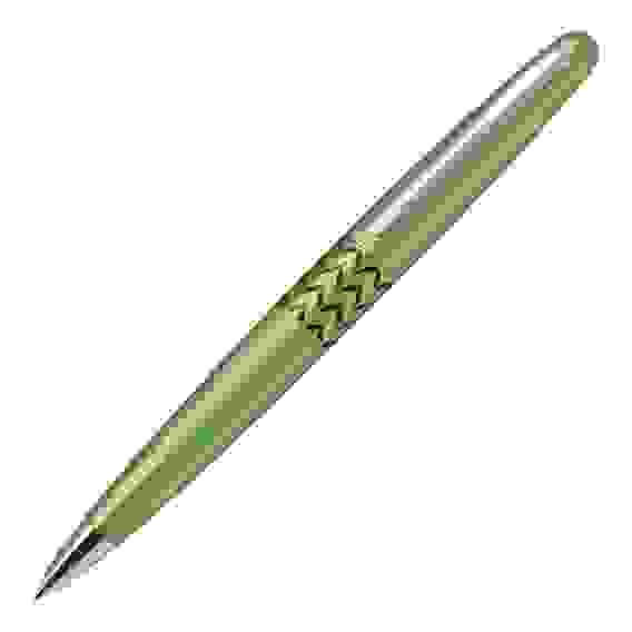 Ручка PILOT MR Retro Pop 1.0 мм шариковая, светло-зеленый металлик, синие чернила, в подарочном фу