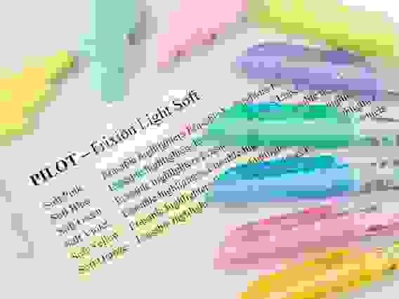 Текстовыделитель PILOT FriXion Light Soft 1-3мм голубой пастельный