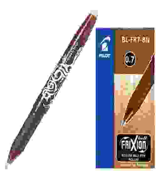 Ручка PILOT FriXion Ball 0.7 мм со стираемыми гелевыми коричневыми чернилами