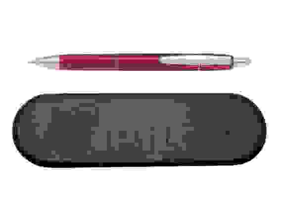 Ручка PILOT COUPE Red M ( 1.0 мм), шариковая, синие чернила, металл. футляр