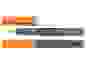 Ручка перьевая PILOT Kakuno, оранжево-серый корпус, перо Medium